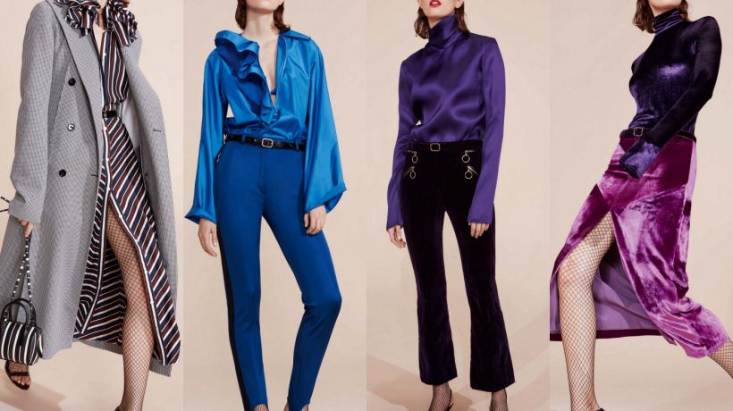 Samet a zvonáče nad kotníky - Nina Ricci Resort 2017