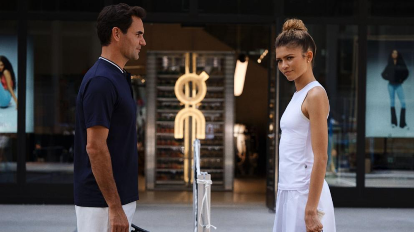 Zendaya a Roger Federer si ve sportovní kampani značky On zahráli intenzivní tenisový zápas