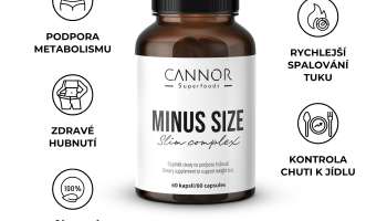 Cannor přichází se Slim Complex Minus Size – doplňkem stravy na podporu hubnutí