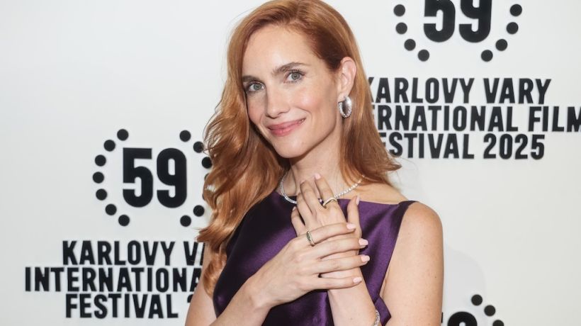Hana Vágnerová zářila na zahájení filmového festivalu v Karlových Varech v šatech Borise Krále