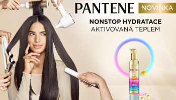 Když žehlička, tak s glow. Nový krém od Pantene uhladí délky, zkrotí krepatění a vrátí vlasům lesk