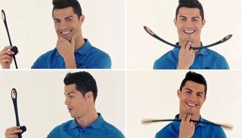 Cristiano Ronaldo v bizarní japonské reklamě