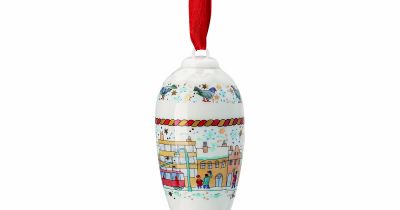 Christmas 2023 Poprcelánová ozdoba 8,5 cm, kolekce Rosenthal Hutschenreuther, Potten&Pannen, 605 Kč