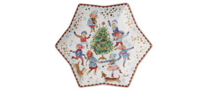 Christmas 2023 Talíř ve tvaru hvězdy 24 cm, kolekce Rosenthal Hutschenreuther, Potten&Pannen, 1190 Kč