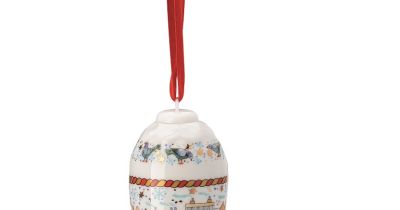Christmas 2023 Poprcelánová ozdoba 8,5 cm, kolekce Rosenthal Hutschenreuther, Potten&Pannen, 605 Kč