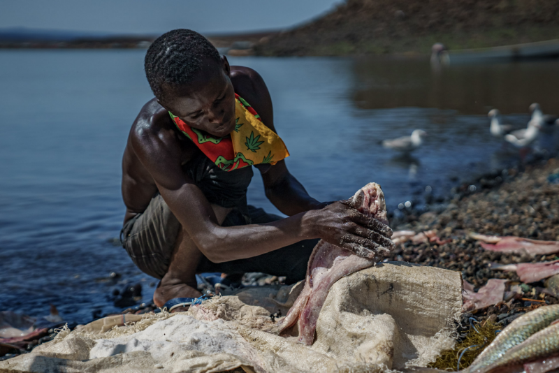 rybář na jezeře Turkana, Keňa / zdroj foto: Expedice Z101 (bodhi.style)