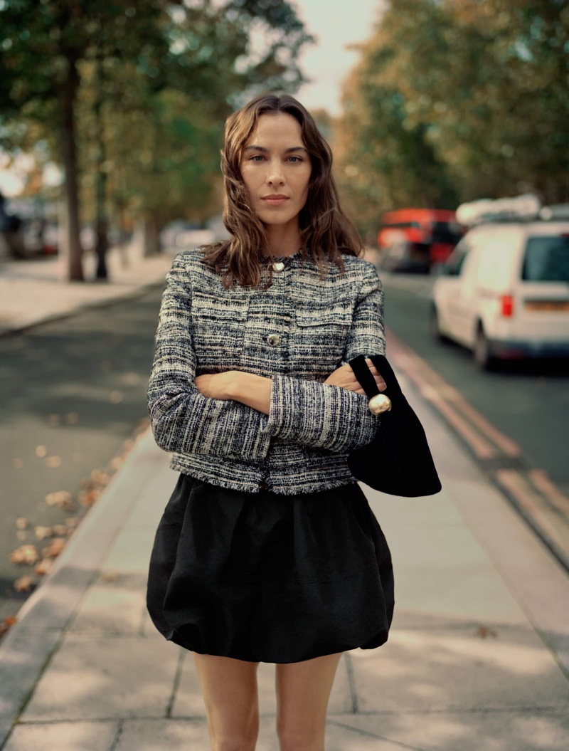 modelka Alexa Chung v kampani The Mango Box / se svolením značky MANGO