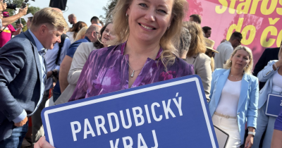 Michaela Matoušková - starostka obce Řečany nad Labem na Pardubicku, členka hnutí STAN