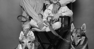 Miroslav Etzler s rodinou / foto: Petr Kozlík / se svolením Psí šance z.s.