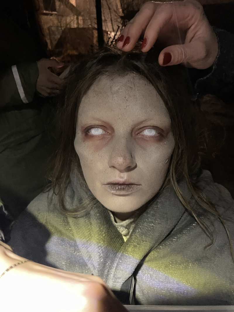 momentky z natáčení hororu Uzel zla / foto: se svolením Nelly Řehořová