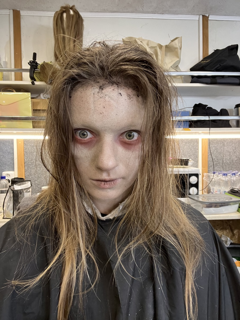 momentky z natáčení hororu Uzel zla / foto: se svolením Nelly Řehořová