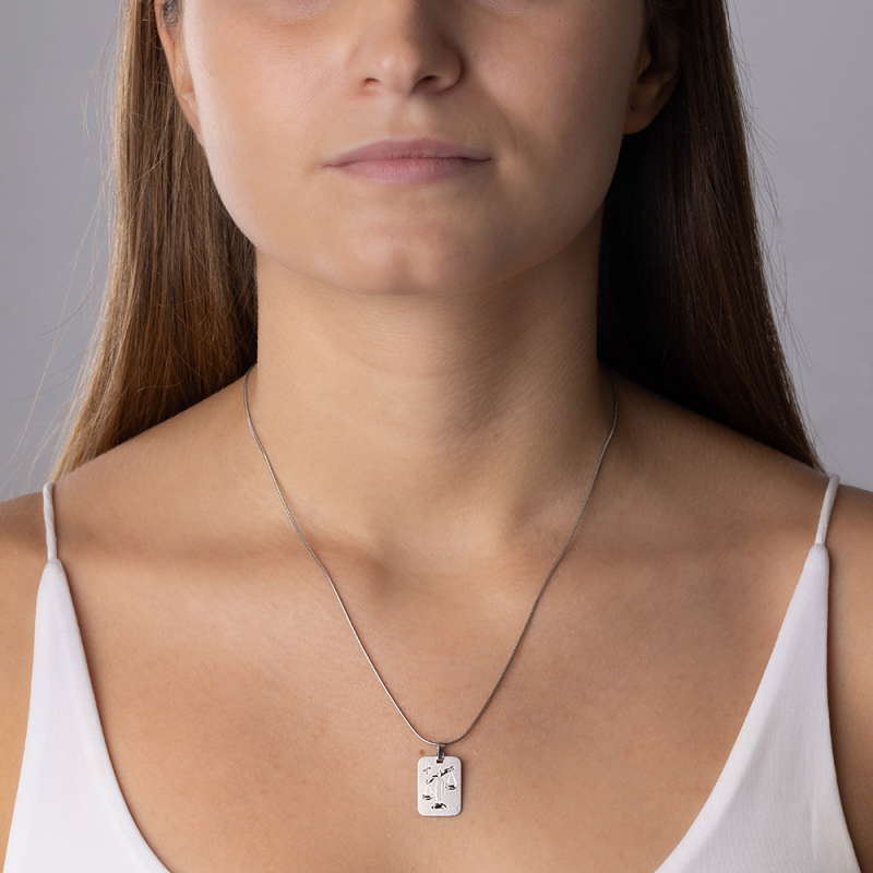 Stříbrný přívěsek znamení zvěrokruhu - Váhy