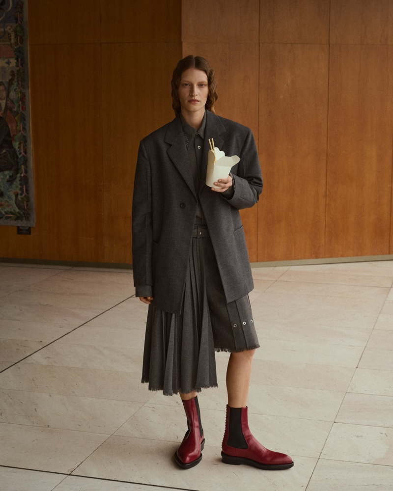 Karolína Čápková v editorialu Vogue Portugal / foto: Andreas Ortner