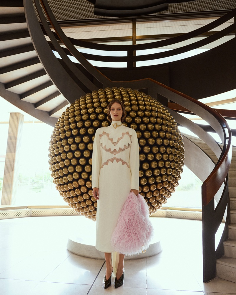 Karolína Čápková v editorialu Vogue Portugal / foto: Andreas Ortner