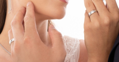 Snubní stříbrný prsten GLAMIS s diamantem 0,03 ct