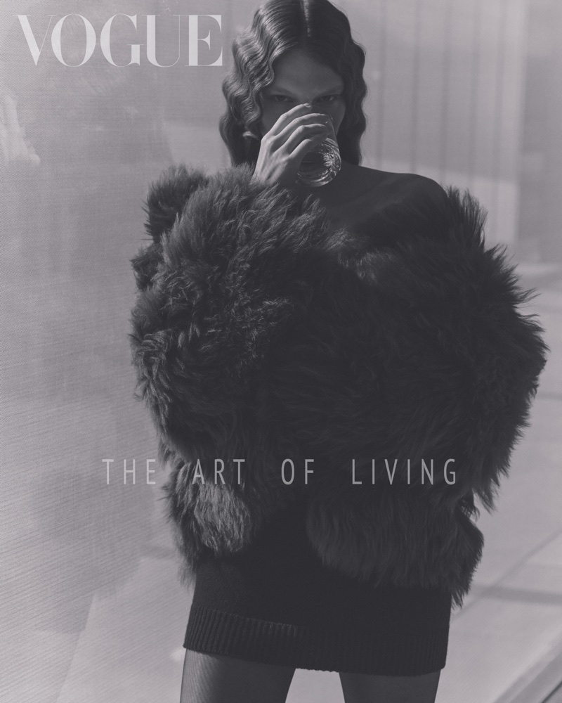 Karolína Čápková v editorialu Vogue Portugal / foto: Andreas Ortner