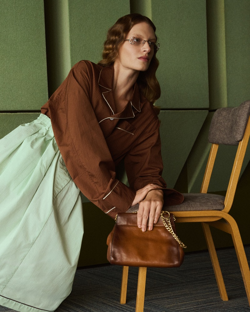 Karolína Čápková v editorialu Vogue Portugal / foto: Andreas Ortner