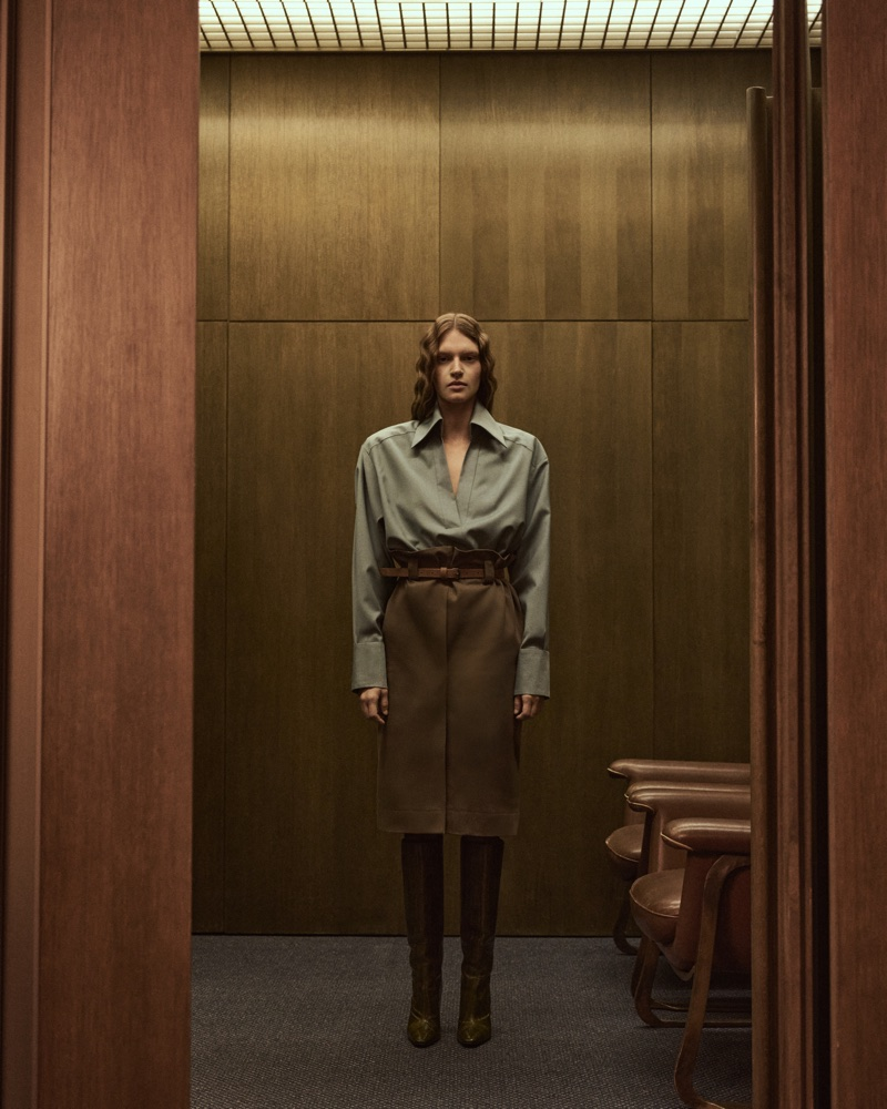 Karolína Čápková v editorialu Vogue Portugal / foto: Andreas Ortner