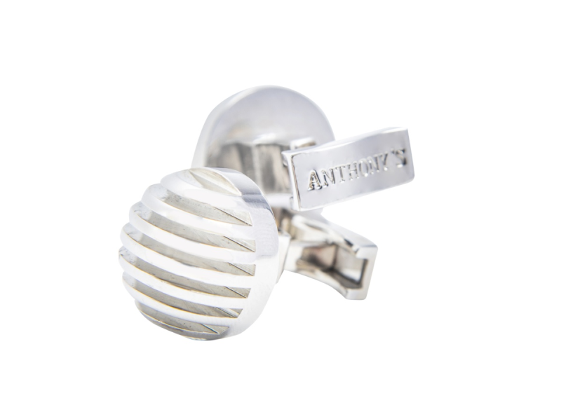 Stříbrné manžetové knoflíčky, obchod Anthony's