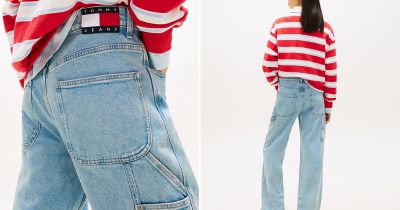 Mia Mid Rise Relaxed Straight Leg Carpenter Jeans 2 790 Kč / foto: Tommy Jeans
