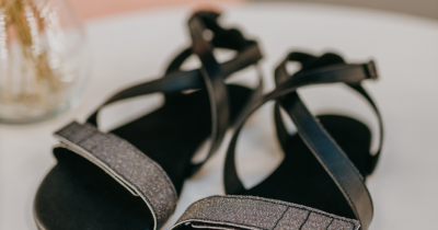 třpytivé sandály Ahinsa Shoes