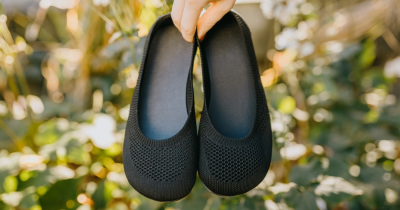 pletené baleríny Ahinsa Shoes