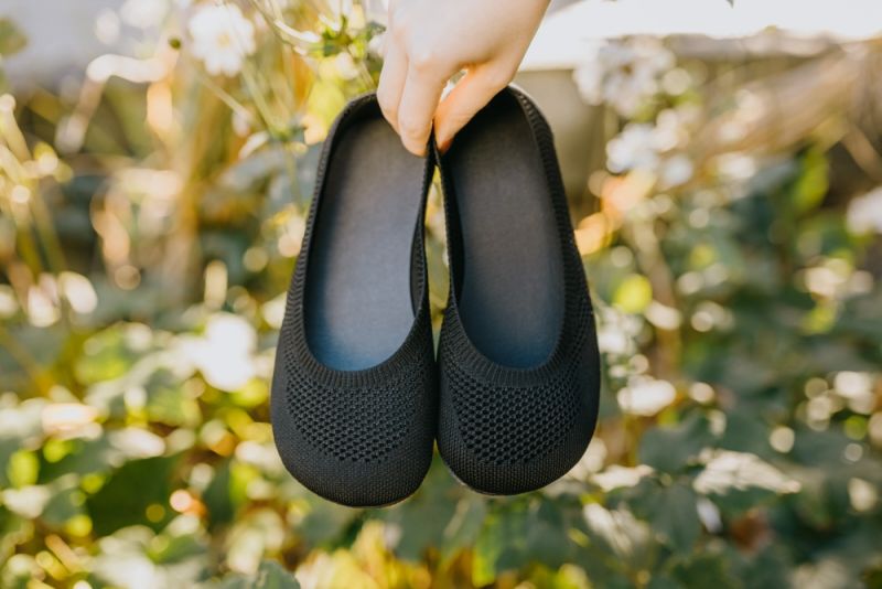 pletené baleríny Ahinsa Shoes