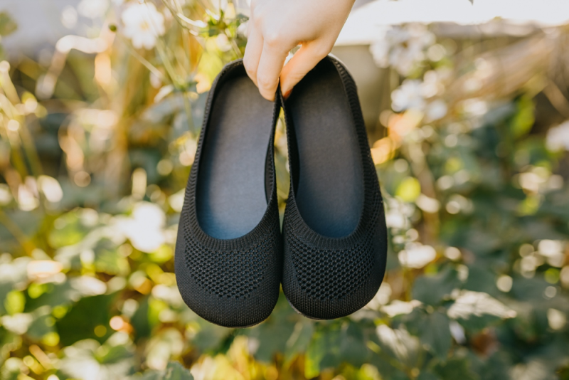 pletené baleríny Ahinsa Shoes